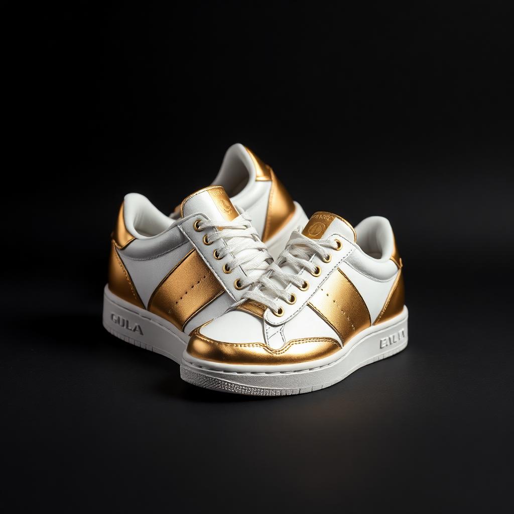 Gilded White Sneakers